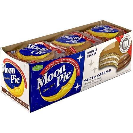 Moonpie Moonpie Salted Caramel Double Decker Marshmallow Sandwich 2.75oz., PK81 81008